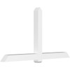 13/12 Pitch Eugene Smooth Gable Bracket, PVC GBW096X52X0606EUG00PVC