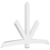 15/12 Pitch Alberta Smooth Gable Bracket, PVC GBW096X60X0406ALB00PVC