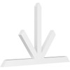 15/12 Pitch Saratoga Smooth Gable Bracket, PVC GBW096X60X0406SAR00PVC