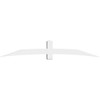 4/12 Pitch Bellingham Smooth Gable Bracket, PVC GBW108X18X0606BEL00PVC