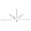 6/12 Pitch Kennewick Smooth Gable Bracket, PVC GBW108X27X0204KEN00PVC