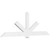 8/12 Pitch Kennewick Smooth Gable Bracket, PVC GBW108X36X0206KEN00PVC