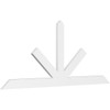 10/12 Pitch Saratoga Smooth Gable Bracket, PVC GBW108X45X0206SAR00PVC