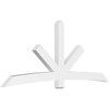 10/12 Pitch Alberta Smooth Gable Bracket, PVC GBW108X45X0406ALB00PVC