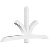 12/12 Pitch Davenport Smooth Gable Bracket, PVC GBW108X54X0606DAV00PVC