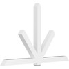 15/12 Pitch Kennewick Smooth Gable Bracket, PVC GBW108X68X0606KEN00PVC