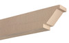 Slant Rough Sawn Wood Grain Rafter Tails 8 inch 10/12 Pitch 10 Pack BMRTSL4X8X18RSP10-10PK