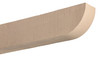 3 1/2"W x 5 1/2"H x 18"D Bullnose Rough Sawn Wood Grain Rafter Tails 6 inch 4/12 Pitch 4 Pack BMRTBL4X6X18RSP4-4PK by Fypon