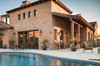 3 1/2"W x 5 1/2"H x 36"D Bullnose Rough Sawn Wood Grain Rafter Tails 6 inch 8/12 Pitch 4 Pack BMRTBL4X6X36RSP8-4PK by Fypon