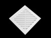 DL24X24C Decorative Diamond Louver Vent