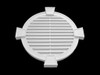 RLK36C Decorative Keystone Round Louver Vent 36" Diameter