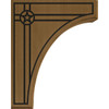 Ekena Millwork - BKTW05X08X10CVAUBLGM