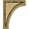 Ekena Millwork - BKTW05X08X10CVTRBLAL