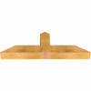 8/12 Pitch Portland Rough Sawn Timber Gable Bracket GBW036X12X0404POR00RWR