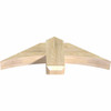 8/12 Pitch Bellingham Rough Sawn Timber Gable Bracket GBW036X12X0406BEL00RDF