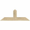 9/12 Pitch Portland Rough Sawn Timber Gable Bracket GBW036X13X0404POR00RDF