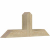 9/12 Pitch Portland Rough Sawn Timber Gable Bracket GBW036X13X0404POR00RDF