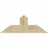 9/12 Pitch Portland Rough Sawn Timber Gable Bracket GBW036X13X0406POR00RDF