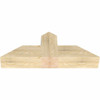 9/12 Pitch Portland Rough Sawn Timber Gable Bracket GBW036X13X0606POR00RDF