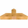 10/12 Pitch Portland Rough Sawn Timber Gable Bracket GBW036X15X0606POR00RWR