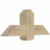 10/12 Pitch Eugene Rough Sawn Timber Gable Bracket GBW036X15X0606EUG00RDF