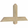 11/12 Pitch Eugene Rough Sawn Timber Gable Bracket GBW036X16X0204EUG00RDF