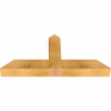 11/12 Pitch Portland Rough Sawn Timber Gable Bracket GBW036X16X0404POR00RWR