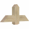 11/12 Pitch Eugene Rough Sawn Timber Gable Bracket GBW036X16X0406EUG00RDF