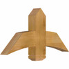 12/12 Pitch Bellingham Rough Sawn Timber Gable Bracket GBW036X18X0406BEL00RWR