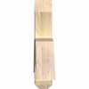 12/12 Pitch Bellingham Rough Sawn Timber Gable Bracket GBW036X18X0406BEL00RDF