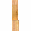 13/12 Pitch Portland Rough Sawn Timber Gable Bracket GBW036X19X0406POR00RWR
