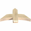 13/12 Pitch Bellingham Rough Sawn Timber Gable Bracket GBW036X19X0406BEL00RDF