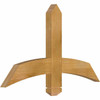 14/12 Pitch Bellingham Rough Sawn Timber Gable Bracket GBW036X21X0204BEL00RWR