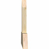 14/12 Pitch Portland Rough Sawn Timber Gable Bracket GBW036X21X0206POR00RDF
