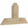 14/12 Pitch Portland Rough Sawn Timber Gable Bracket GBW036X21X0406POR00RDF