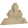 14/12 Pitch Richland Rough Sawn Timber Gable Bracket GBW036X21X0406RIC00RDF