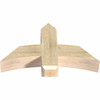 14/12 Pitch Bellingham Rough Sawn Timber Gable Bracket GBW036X21X0606BEL00RDF