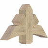 14/12 Pitch Davenport Rough Sawn Timber Gable Bracket GBW036X21X0606DAV00RDF