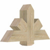 14/12 Pitch Kennewick Rough Sawn Timber Gable Bracket GBW036X21X0606KEN00RDF