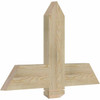 15/12 Pitch Eugene Rough Sawn Timber Gable Bracket GBW036X23X0206EUG00RDF