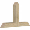 15/12 Pitch Portland Rough Sawn Timber Gable Bracket GBW036X23X0404POR00RDF