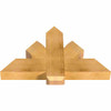 15/12 Pitch Redmond Rough Sawn Timber Gable Bracket GBW036X23X0406RED00RWR