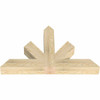 15/12 Pitch Saratoga Rough Sawn Timber Gable Bracket GBW036X23X0404SAR00RDF