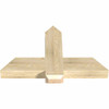 15/12 Pitch Eugene Rough Sawn Timber Gable Bracket GBW036X23X0406EUG00RDF