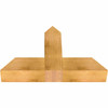 15/12 Pitch Portland Rough Sawn Timber Gable Bracket GBW036X23X0606POR00RWR