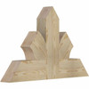 15/12 Pitch Richland Rough Sawn Timber Gable Bracket GBW036X23X0406RIC00RDF