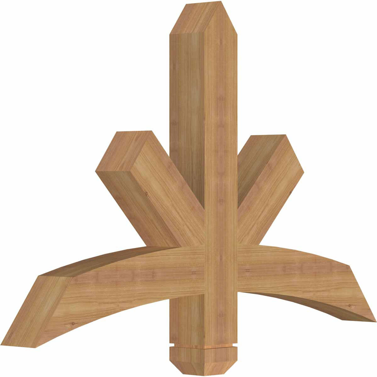 16/12 Pitch Alberta Smooth Timber Gable Bracket GBW036X24X0404ALB00SWR