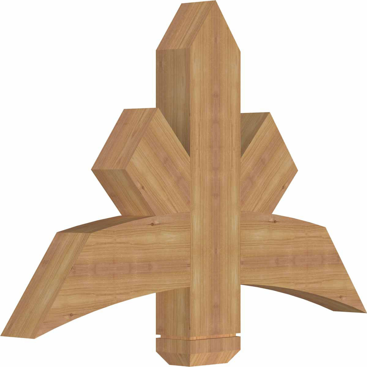 16/12 Pitch Alberta Smooth Timber Gable Bracket GBW036X24X0406ALB00SWR