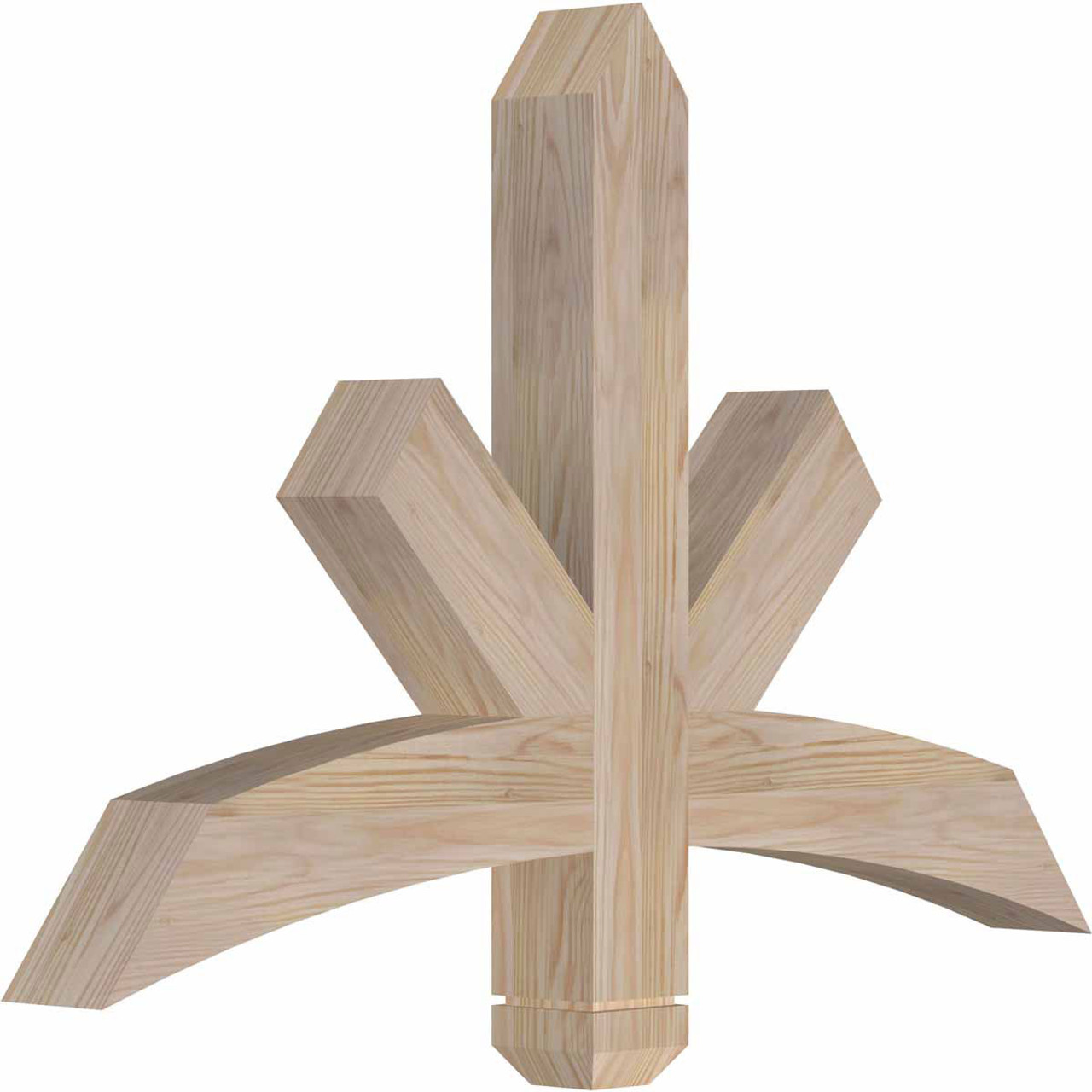 16/12 Pitch Alberta Smooth Timber Gable Bracket GBW036X24X0404ALB00SDF