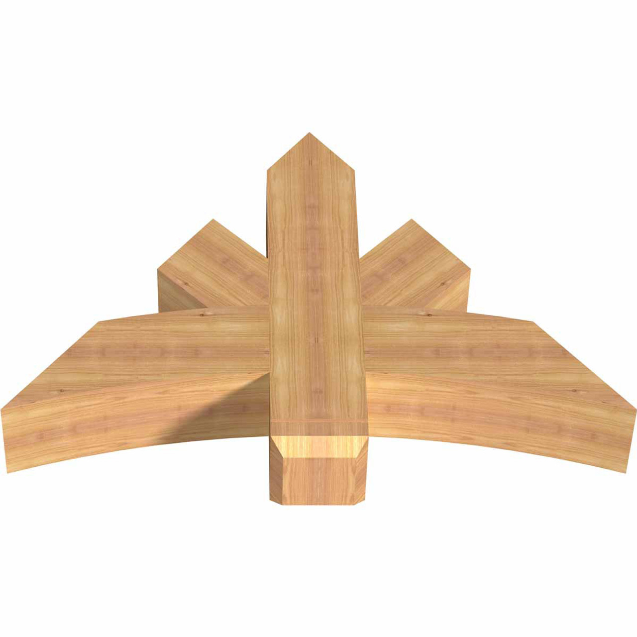 16/12 Pitch Alberta Smooth Timber Gable Bracket GBW036X24X0606ALB00SWR